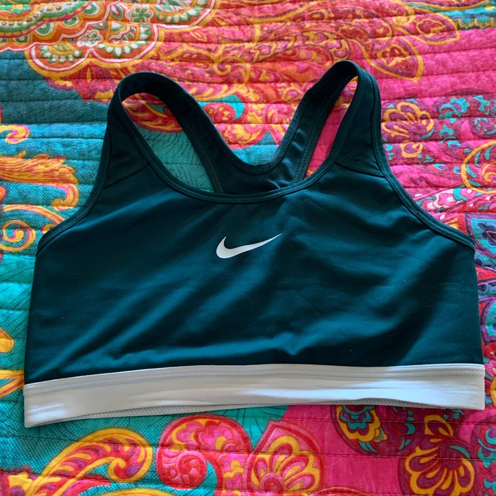 Nike Dark Green Sports Bra